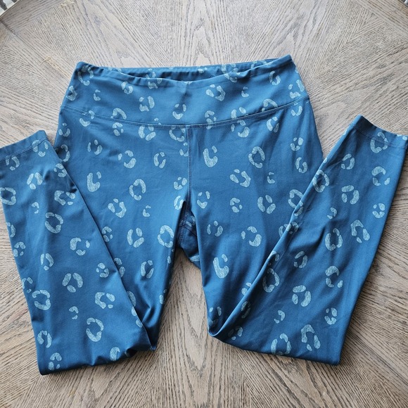 Lulu Inspired Zelos Women's Plus Size 2X Performance Leggings | Leopard Print - Picture 2 of 8